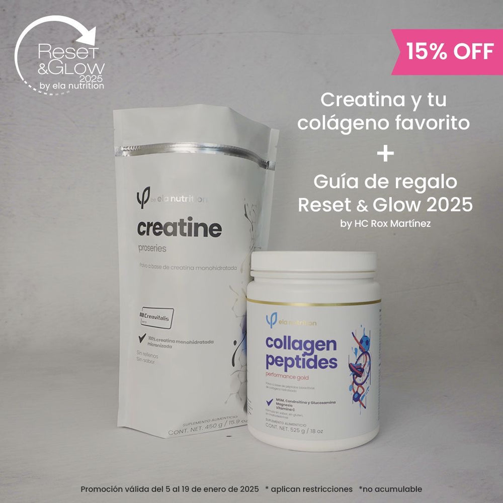 Tu colágeno favorito + creatina 15% off