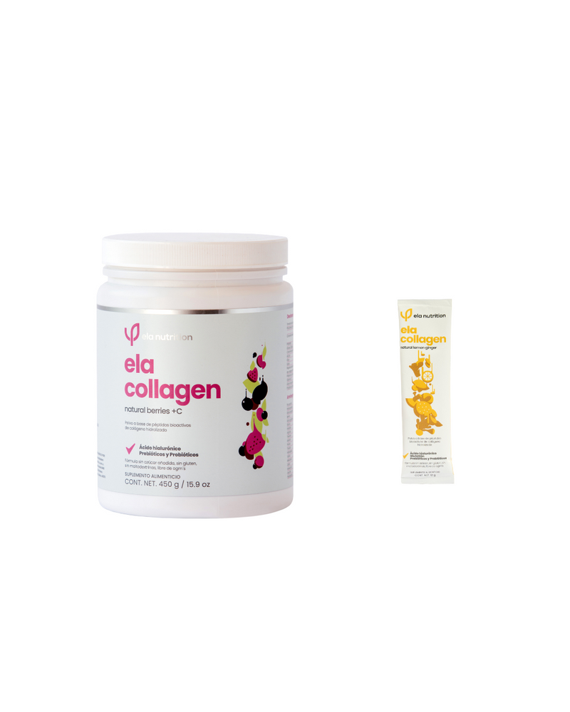 natural berries +C péptidos bioactivos de colágeno hidrolizado con stick de regalo