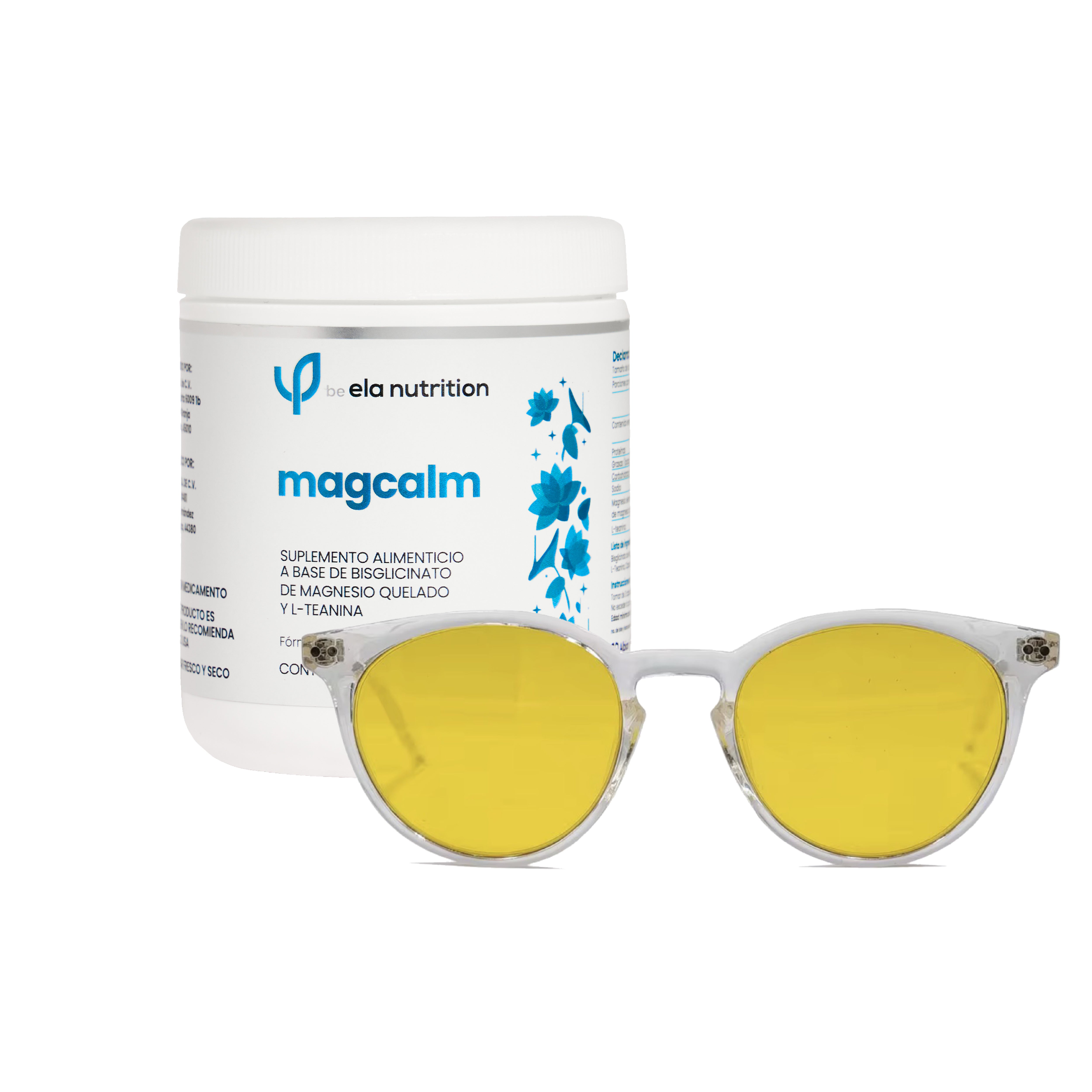 pack sueño profundo magcalm + lentes bloqueadores