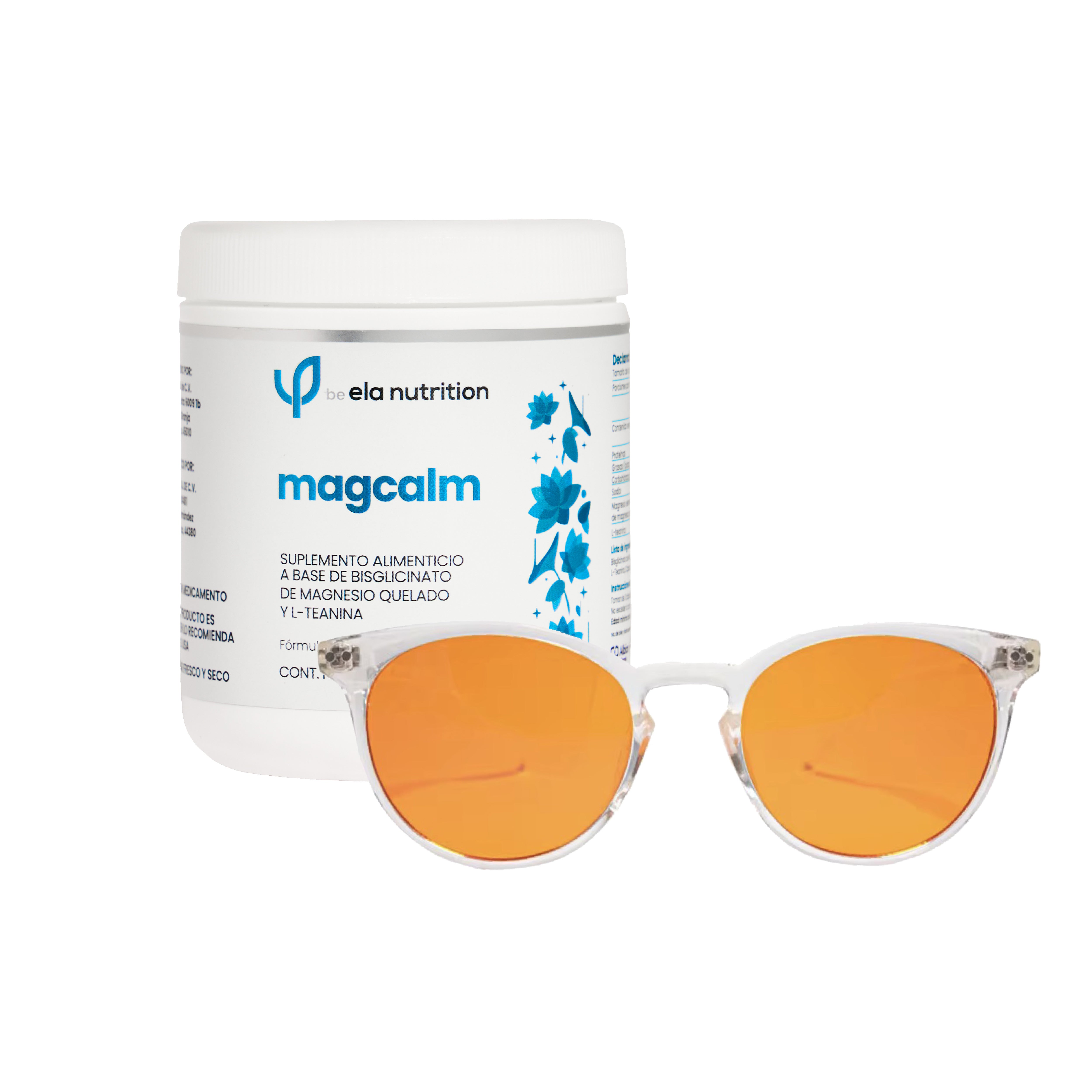 pack sueño profundo magcalm + lentes bloqueadores