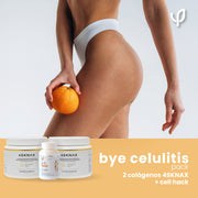 Bye celulitis con colágeno 4sknax + cell hack
